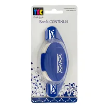 Furador Borda Continua Alavanca Corações Toke E Crie Cor Azul Foto mini  2