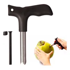 Furador De Coco Perfurador Manual Abridor Inox Fura Coco Foto mini 3