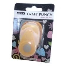 Furador Perfurador Scrapbook Circulo Corte 1cm Cor Laranja Foto mini 1