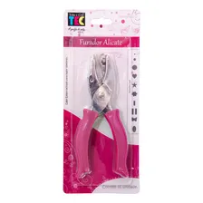 Furador Scrapbook Alicate Papel E Eva Coração 6mm Cor Rosa Foto mini  2