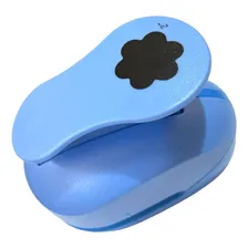 Furador Scrapbook Eva Flor 6 Pétalas Corte 2,6cm 26mm Cor Azul Foto mini  2