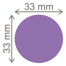 Furador Scrapbook Gigante Circulo 33mm Toke Crie Artesanatos Foto mini 3