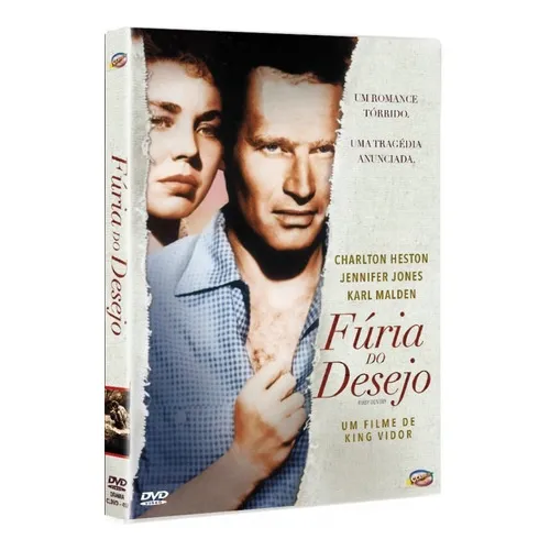 Fúria Do Desejo - Dvd - Jennifer Jones - Charlton Heston Foto 1