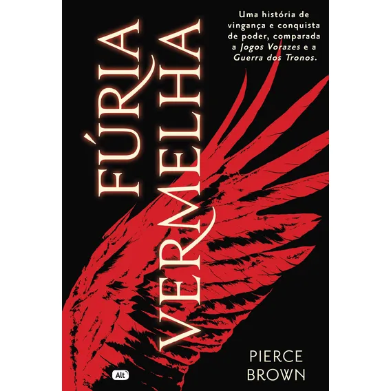 Fúria Vermelha, de Brown, Pierce. Editorial Editora Globo S/A, capa mole em português, 2014 Foto 1