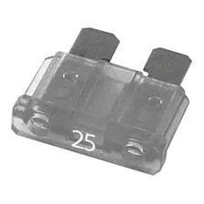 FusĂvel Automotivo Lâmina 25 Amperes Kit 10 FusĂveis Foto mini 2