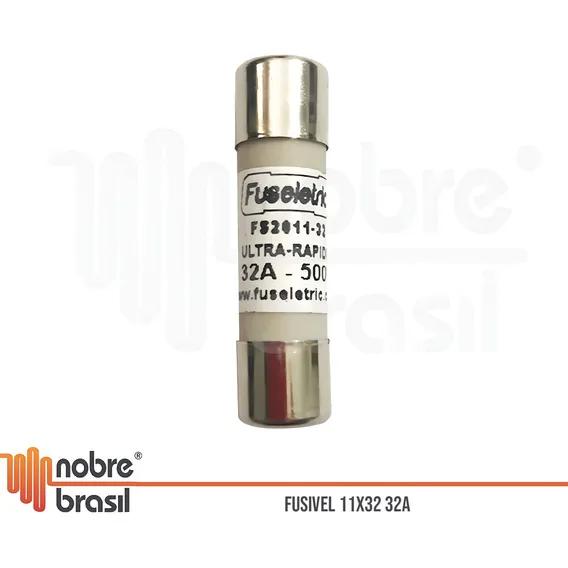 Fusível Cartucho 10x38 Mm Ultra Rápido 500v 32a Foto 1