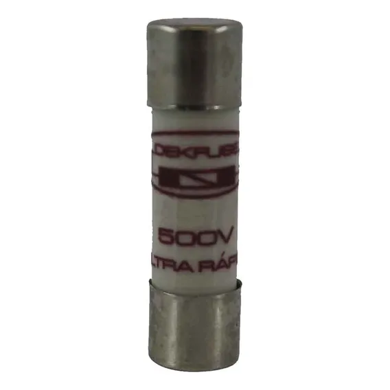 FusÃvel Cartucho 10x38mm 2a 500v Ultra Rápido Dekfuse Foto 1