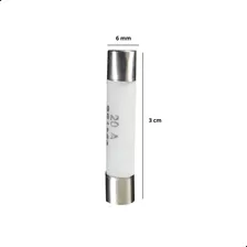 Fusível Microondas Electrolux 20a/127v 3cm Mef41 Mec41 Mef33 Foto mini  3