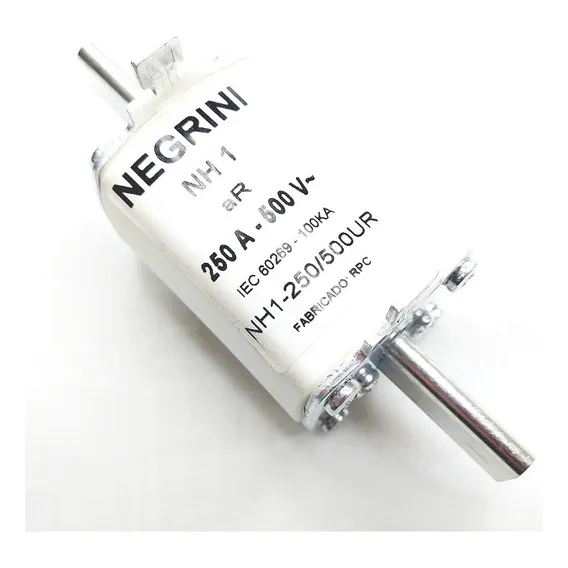 FusÃvel Nh-1 Ar Ultra Rápido 500vca 100ka 250a 3 Peças Foto 1