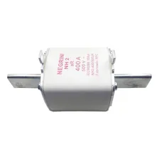 FusÃvel Nh-2 Ar Ultra Rápido 500vca 100ka 400a 3 Peças Foto mini 2