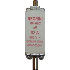 Fusivel Nh Negrini Ultra Rapido 00/ 63a Nh-00c-63/500ur Foto mini 4