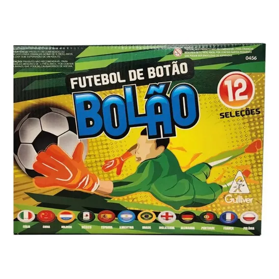 Futebol De Botão 12 Times Mundial 0456 - Gulliver Foto 1