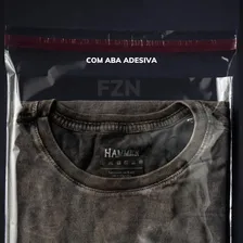 FZN 100 unidades Saco Embalagem Plástico Transparente Bopp 25x35 Com Aba Foto mini 3