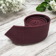 G505 Gravata Masculina Gravata Slim Presentes Casamentos Cor Marsala Foto mini  3