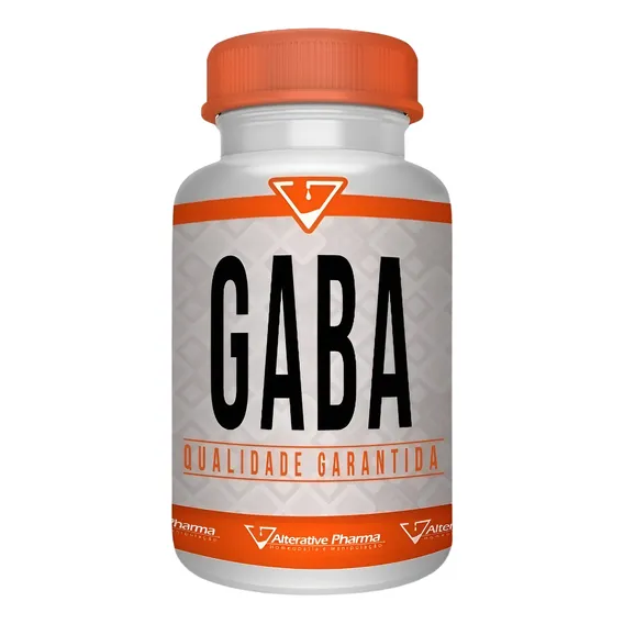 Gaba - Ácido Gama-aminobutírico 200mg 60 Cáps Sabor Sem Sabor Foto 1