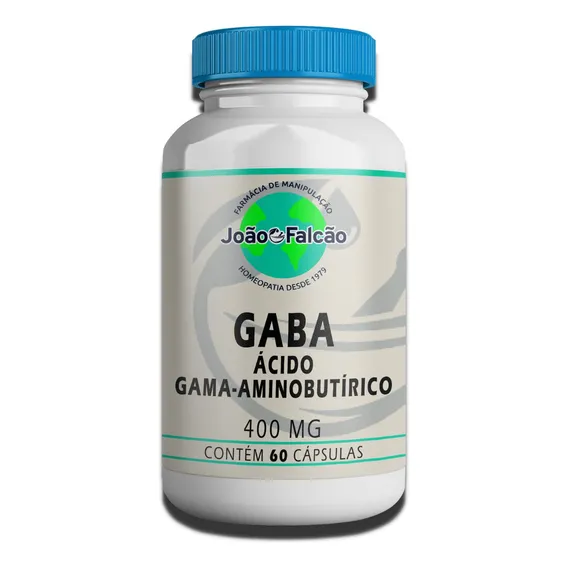 Gaba (ácido Gama-aminobutírico) 400mg 60 Cápsulas Sabor Natural Foto 1