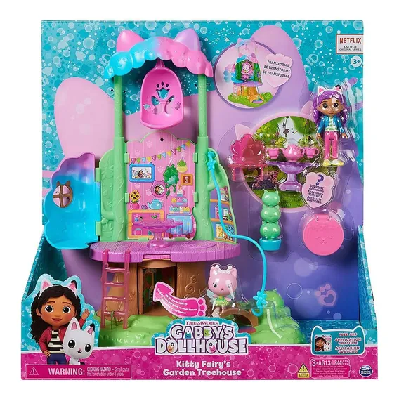 Gabby's Dollhouse Kitty Fadinha Com Casa Na Árvore Sunny 3 Foto 1