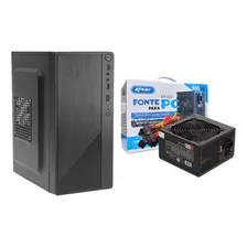Gabinete Com Fonte 500w Gabinete N110 C/ Fonte Kp-522 Knup Cor Preto Foto mini 1