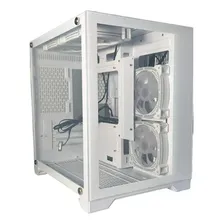 Gabinete Cube C/ Fonte 700w + Water Cooler + 1 Cooler Rgb Br Cor Branco Foto mini 3