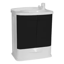 Gabinete De Plástico Com Lavatório P/ Banheiro E Lavanderia Foto mini 1