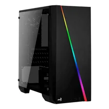 Gabinete Gamer Aerocool Mini Tower Rgb Mini Cylon Preto - Pr Foto mini 1