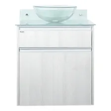 Gabinete Para Banheiro 2 Gavetas Com Cuba Parati M贸veis Wt Foto mini 1
