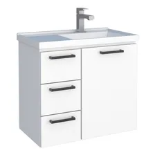 Gabinete Para Banheiro Em Aço 3 Gavetas Ameixa Cozimax Foto  mini 1