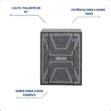 Gabinete Som Caixa Acústica Oneal Bivolt Opb1310x 120w Rms Cor Preto 110V/220V Foto mini 4