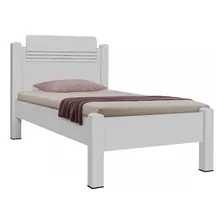 Gabrielli M贸veis 258201 cama de solteiro paris 100% mdf Branco Foto mini 4