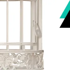Gaiola Cachepot Suporte De Flores Em Mdf Para Arranjos Cor Branco Foto mini 4