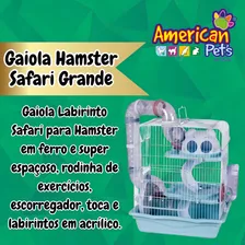 Gaiola Labirinto Safari P Hamster Roedores American Pets Cor Azul-claro Foto mini 2