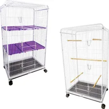 Gaiola Para Aves Jel Plast Viveiro Gaiola Cor Lilás Foto mini 2