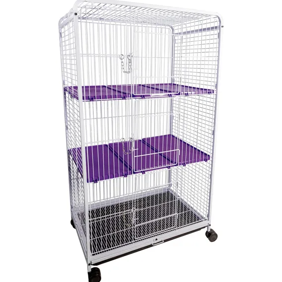Gaiola Para Aves Jel Plast Viveiro Gaiola Cor Lilás Foto 1