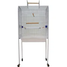 Gaiola Para Calopsita Ou Papagaio Bianca - Branca Cor Branco Foto mini 1