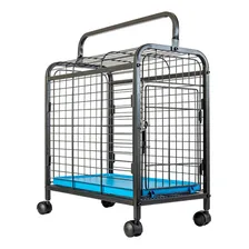 Gaiola Transporte Canil Levapet Segurança Conforto Cor Azul Foto mini 3
