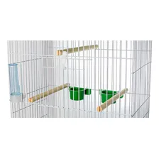 Gaiola Viveiro Para Pássaros Manso Calopsita Aves Poleiro Cor Verde Foto mini 3