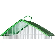 Gaiola Viveiro Para Pássaros Manso Calopsita Aves Poleiro Cor Verde Foto mini 2