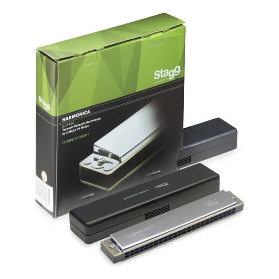 Gaita De Boca Gaitinha Stagg Tremolo C (dó) Bjh-t48 Foto 1
