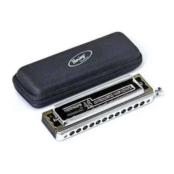 Gaita De Boca Hering Chromatic 5148c D贸 Harm么nica Foto 1