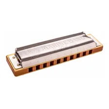 Gaita Harm么nica Hohner Marine Band 1896/20 Em C (d贸) Foto mini 1