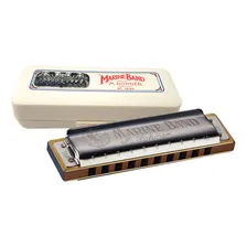 Gaita Harmônica Hohner Marine Band 1896/20 Em C (dó) Foto mini  2