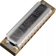 Gaita Harmônica Hohner Marine Band 1896/20 Em C (dó) Foto  mini 1