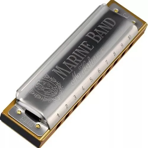 Gaita Harmônica Hohner Marine Band 1896/20 Em C (dó) Foto 1