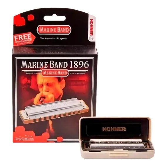 Gaita Harmonica Marine Band Honner Em C Dó Foto 1