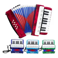Gaita Sanfona Acordeon Iniciante 8 Baixos Brinquedo Crianças Sanfona Infantil Brinquedo Musical Sophia Mundo Encantado Foto mini 1
