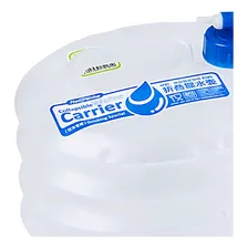 Galão Dobrável Naturehike 10 Litros Cantil Para Camping Cor Branco Foto mini 4