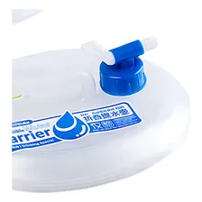 Galão Dobrável Naturehike 10 Litros Cantil Para Camping Cor Branco Foto mini 3