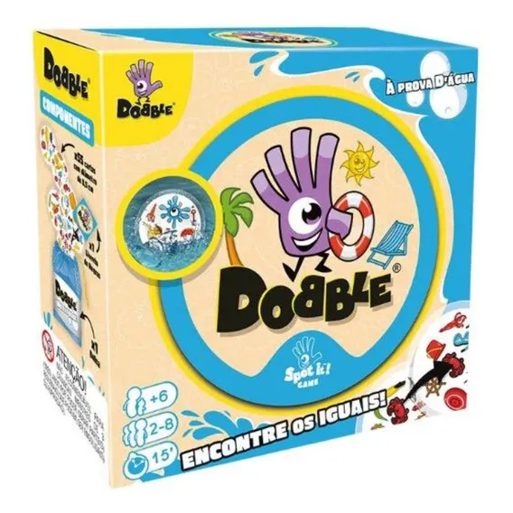 Galápagos, Dobble: À Prova D'água, Jogo De Cartas Foto 1