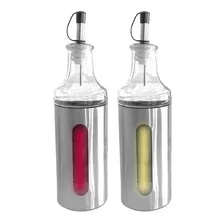 Galheteiro 5pçs Com Porta Temperos Azeite Vinagre E Suporte Foto mini  3
