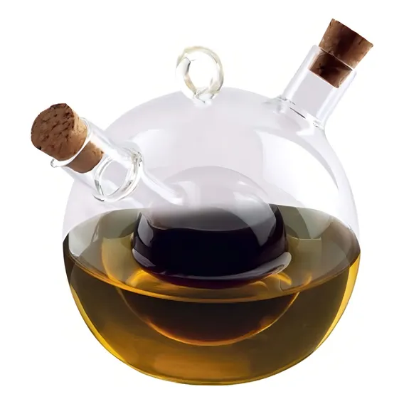 Galheteiro Duplo Vidro Garrafa Temperos 350ml Berlinger Haus Foto 1